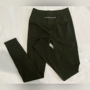 Alphalete leggings Evergreen (S)